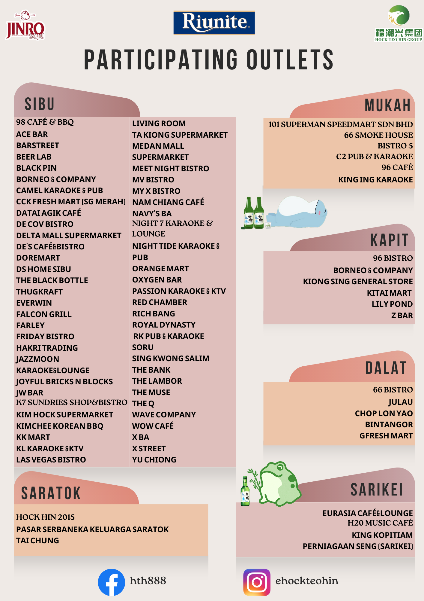 Participating Outlets